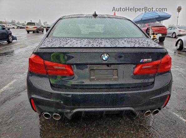 WBSJF0C54KB285425 2019 BMW M5 Blue უკანა ხედი