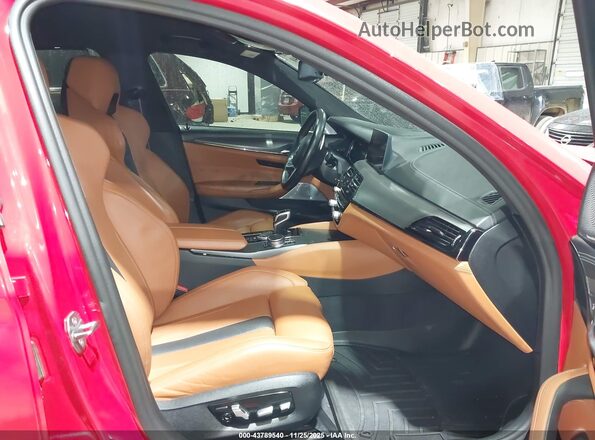 WBSJF0C58KB285542 2019 BMW M5 Red Սալոնի դիմացի տեսք