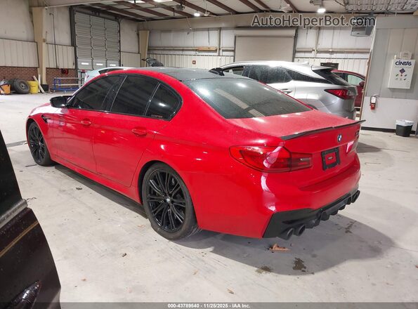 WBSJF0C58KB285542 2019 BMW M5 Red Հետևի ձախ