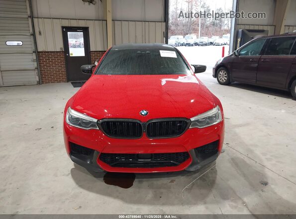 WBSJF0C58KB285542 2019 BMW M5 Red Սարքավորումների վահանակի տեսք