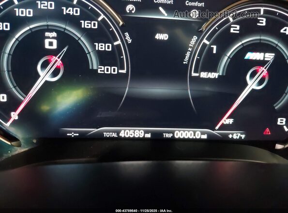 WBSJF0C58KB285542 2019 BMW M5 Red 