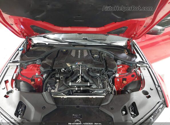 WBSJF0C58KB285542 2019 BMW M5 Red Հետևի տեսք