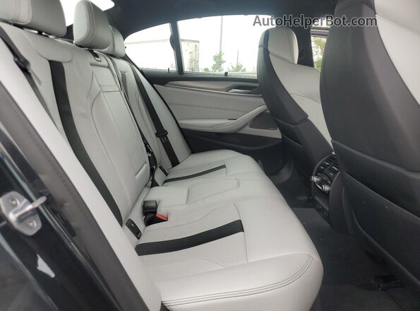 WBSJF0C58KB285895 2019 BMW M5 Charcoal უკანა სავარძლების ხედი