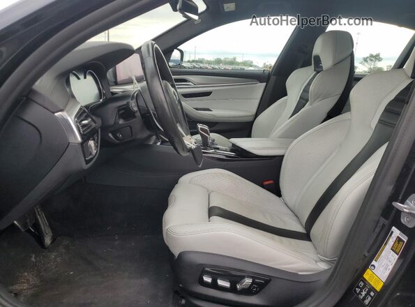 WBSJF0C58KB285895 2019 BMW M5 Charcoal წინა სალონის ხედი