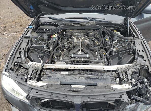 WBSJF0C58KB285895 2019 BMW M5 Charcoal უკანა სალონის ხედი