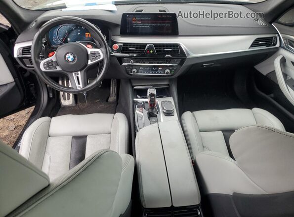 WBSJF0C58KB285895 2019 BMW M5 Charcoal წინა პანელის ხედი
