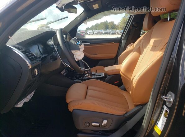 WBX47DP03NN165368 2022 BMW X3 Black Vista interior delantera