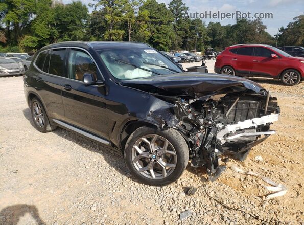 WBX47DP03NN165368 2022 BMW X3 Black Delantero derecho