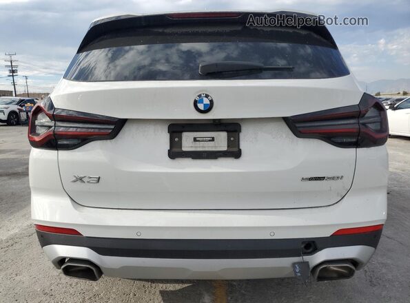 WBX47DP08NN186474 2022 BMW X3 White უკანა ხედი