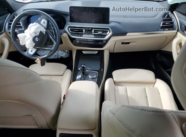 WBX47DP08NN186474 2022 BMW X3 White წინა პანელის ხედი