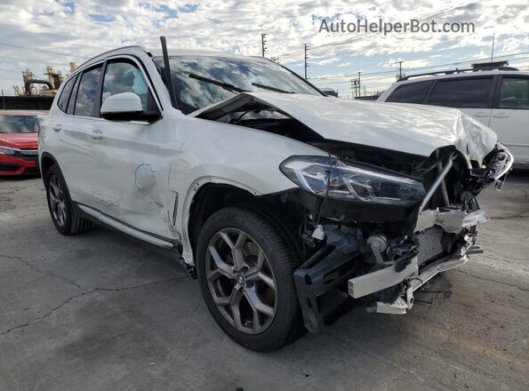 WBX47DP08NN186474 2022 BMW X3 White წინა მარჯვენა