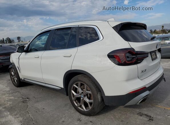 WBX47DP08NN186474 2022 BMW X3 White უკანა მარცხენა