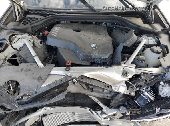 WBX47DP08NN186474 2022 BMW X3 White ძრავის განყოფილების ხედი