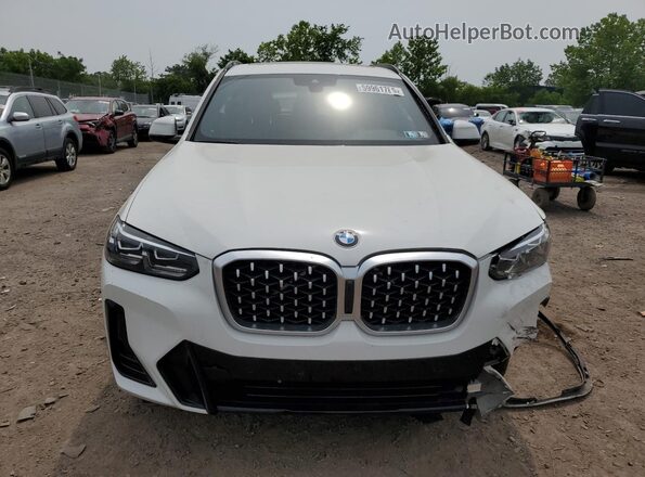 WBX57DP04PN215539 2023 BMW X3 White Front view
