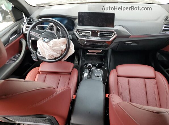 WBX57DP04PN215539 2023 BMW X3 White Dashboard view