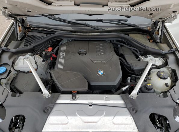 WBX57DP04PN215539 2023 BMW X3 White Engine compartment view