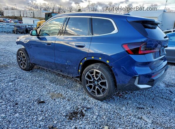 WBX73EF00S5192832 2025 BMW X1 Синий Задняя левая четверть