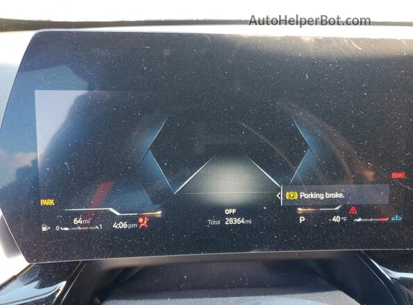 WBX73EF07R5Z44519 2024 BMW X1 Silver Widok zestawu wskaźników