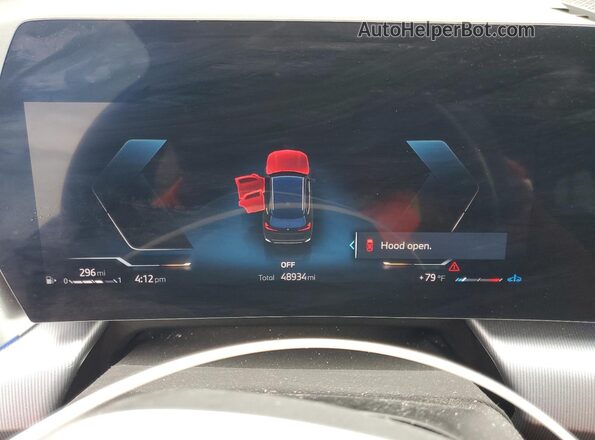 WBX73EF0XP5W90589 2023 BMW X1 Black Widok zestawu wskaźników