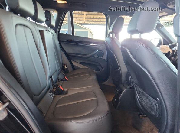 WBXHT3C38J5L24533 2018 BMW X1 Black Rear seats view