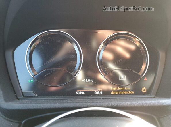 WBXHT3C51K3H34964 2019 BMW X1 Black ხელსაწყოთა პანელის ხედი