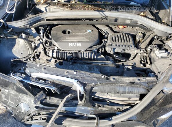 WBXHT3C51K3H34964 2019 BMW X1 Black ძრავის განყოფილების ხედი