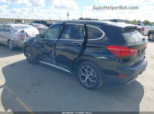 WBXHT3C52K3H35489 2019 BMW X1 Black Trasero izquierdo