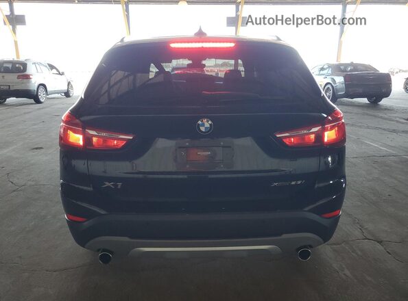 WBXHT3C56K5L37316 2019 BMW X1 Black Widok z tyłu