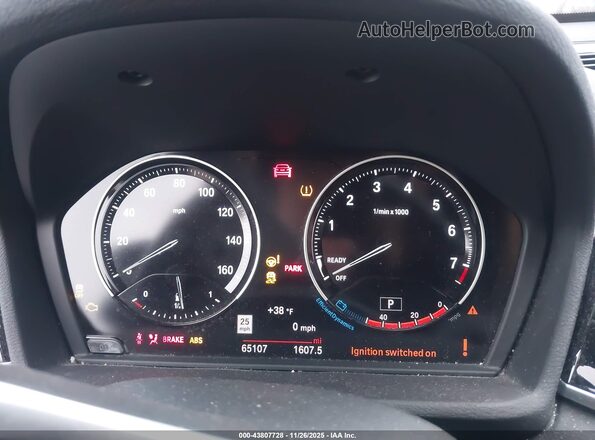 WBXHT3C59K5L35558 2019 BMW X1 Black უკანა სავარძლების ხედი
