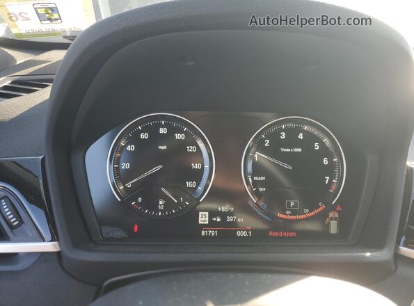 WBXHT3C59K5L36452 2019 BMW X1 Black 