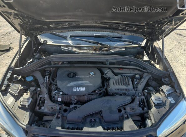 WBXHT3Z33G4A50280 2016 BMW X1 Black Vista del compartimento del motor
