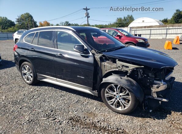 WBXHT3Z35H4A64957 2017 BMW X1 Черный Передняя правая четверть