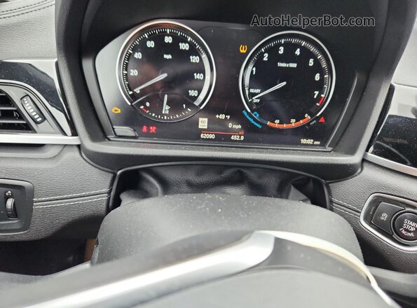 WBXJG7C01N5V09659 2022 BMW X1 Tan Widok zestawu wskaźników