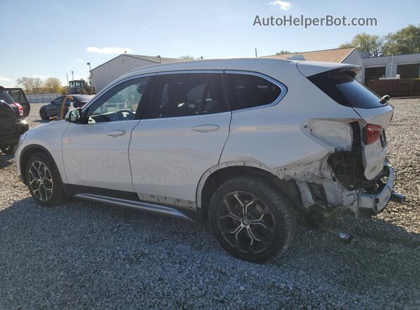 WBXJG7C04M5U34082 2021 BMW X1 White Հետևի ձախ