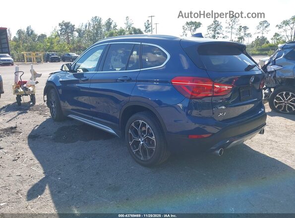 WBXJG7C05M5S36403 2021 BMW X1 Blue უკანა მარცხენა