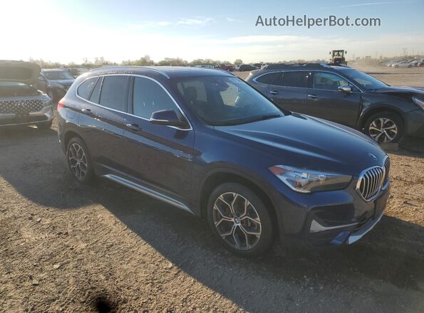 WBXJG9C05L5P24549 2020 BMW X1 Blue Delantero derecho