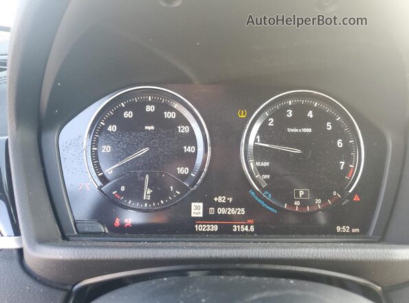 WBXYJ1C02L5P34876 2020 BMW X2 White Widok zestawu wskaźników