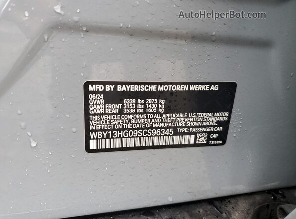 WBY13HG09SCS96345 2025 BMW OTHER Серый Вид наклейки с VIN-кодом