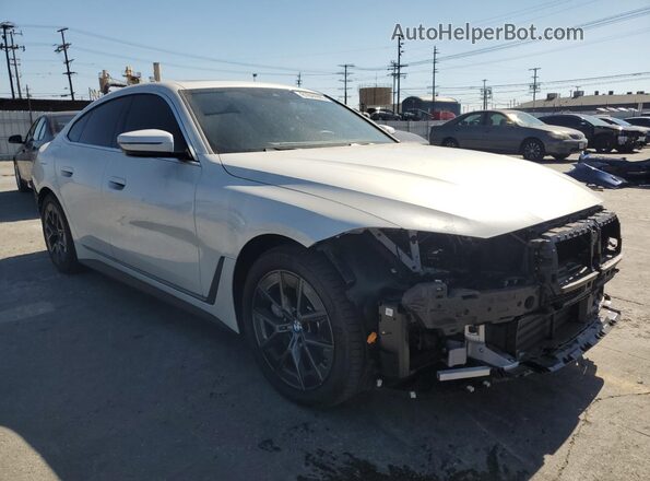 WBY23HD00SFU12300 2025 BMW I4 Белый Передняя правая четверть