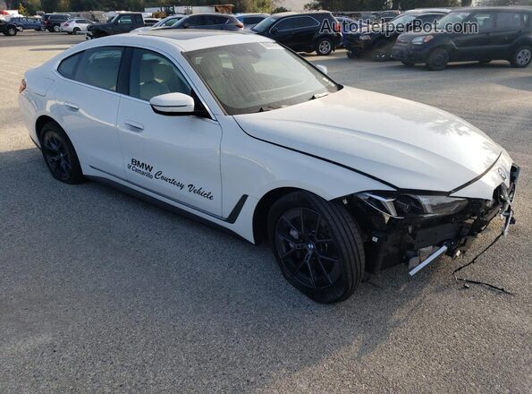 WBY23HD03SFU18656 2025 BMW I4 White Առջևի աջ