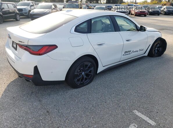 WBY23HD03SFU18656 2025 BMW I4 White Հետևի աջ