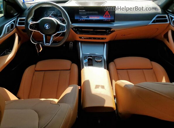 WBY23HD04SFU49785 2025 BMW I4 Серый Вид панели приборов