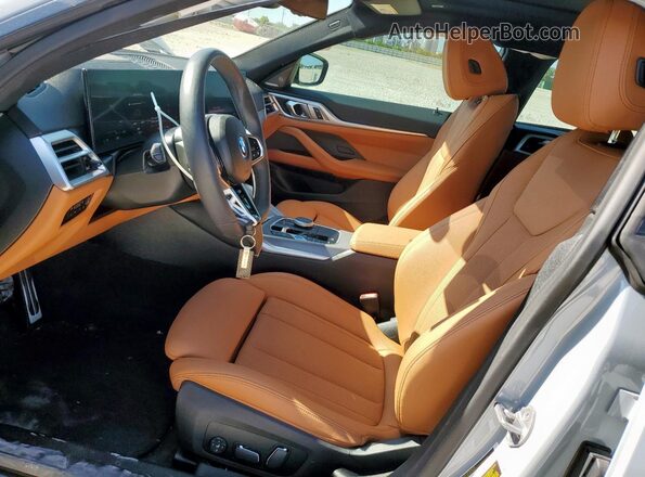 WBY23HD04SFU49785 2025 BMW I4 Серый Вид салона спереди