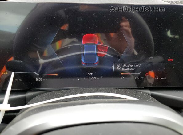 WBY23HD09SFV14985 2025 BMW I4 Синий Вид щитка приборов