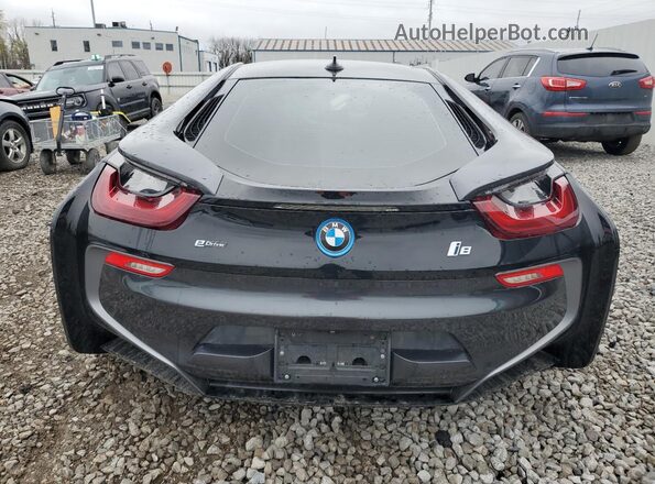 WBY2Z2C38HV676743 2017 BMW I8 Gray Rear view