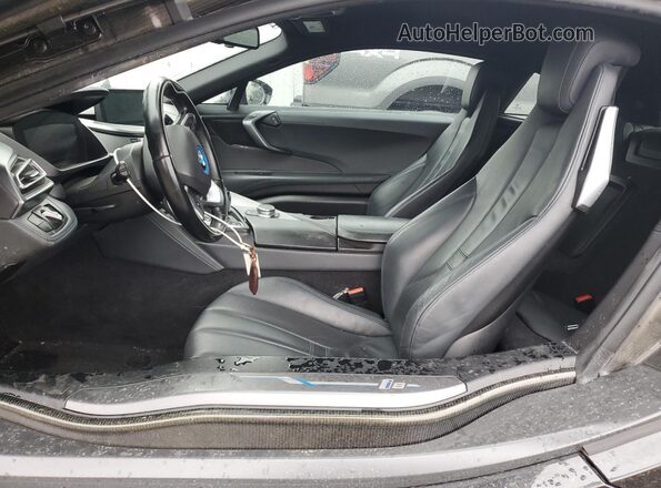 WBY2Z2C38HV676743 2017 BMW I8 Gray Front interior view