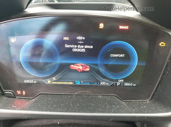 WBY2Z2C38HV676743 2017 BMW I8 Gray Instrument cluster view