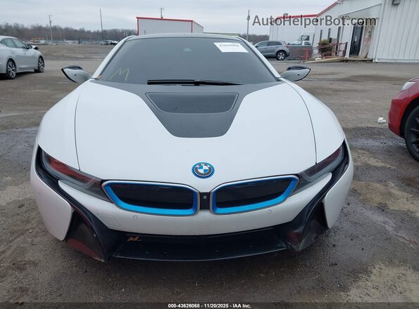 WBY2Z2C59GV674788 2016 BMW I8 White Առջևի վահանակի տեսք