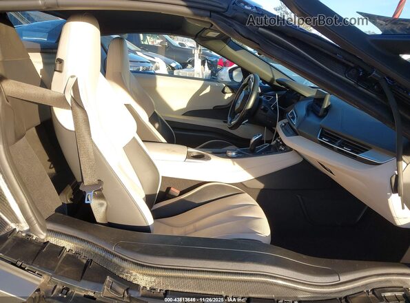 WBY2Z6C57K7D13938 2019 BMW I8 Gray VIN კოდის სტიკერის ხედი