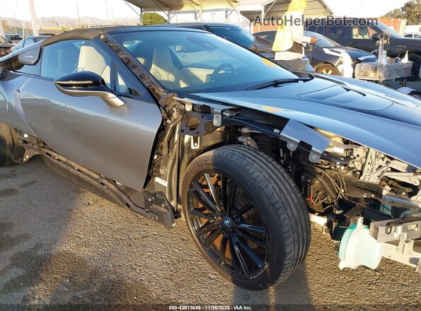 WBY2Z6C57K7D13938 2019 BMW I8 Gray წინა ხედი